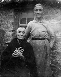 Mrs Mary Harvessy with her daughter Mary.